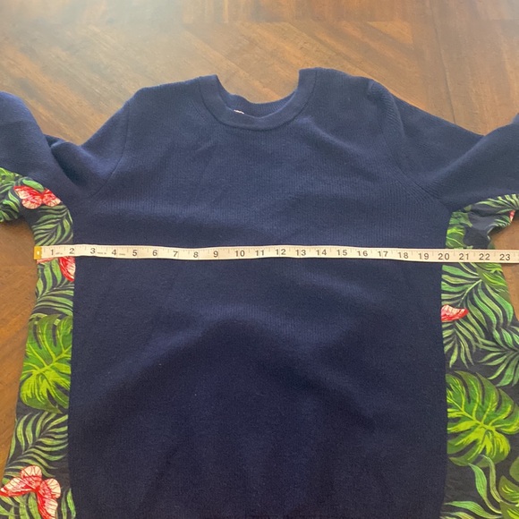Sandrine Rose size small French Worker L/S Floral
Sweater Blue NWOT - Picture 3 of 6